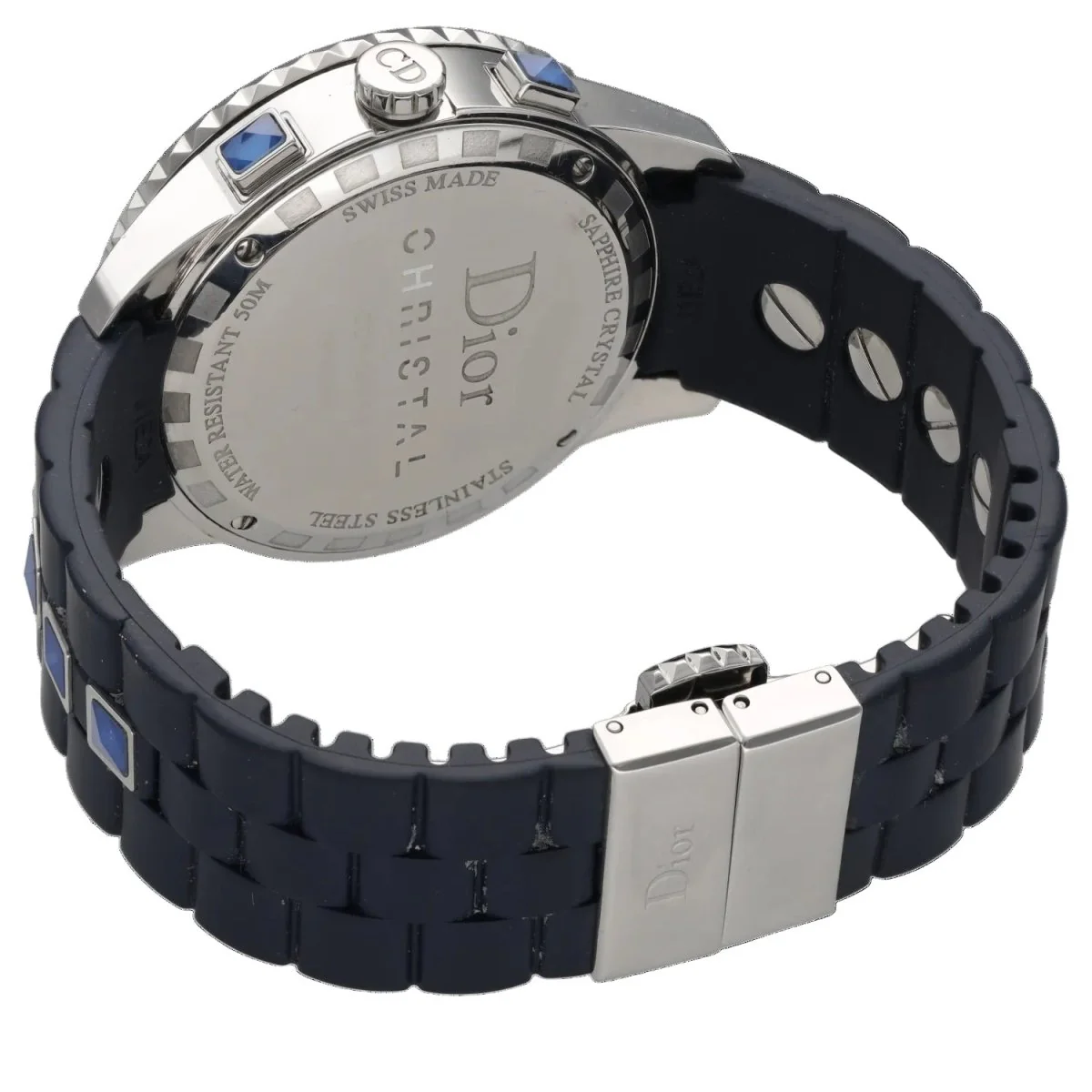Montre DIOR "Christal Chronographe" en acier - Image 2