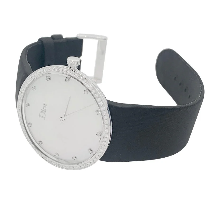 Montre DIOR "La D de Dior" en acier, nacre et diamants - Image 6