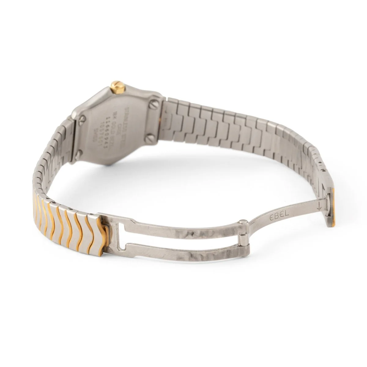 Montre EBEL en or jaune, quartz et acier - Image 4