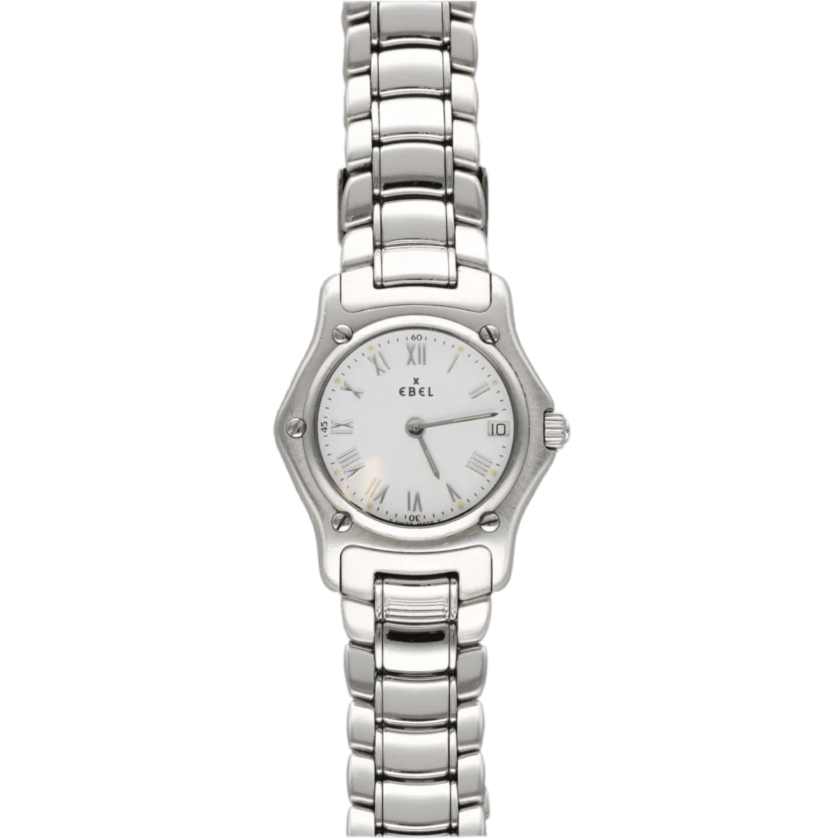 Montre EBEL "Sport Classique" en acier, saphir et quartz