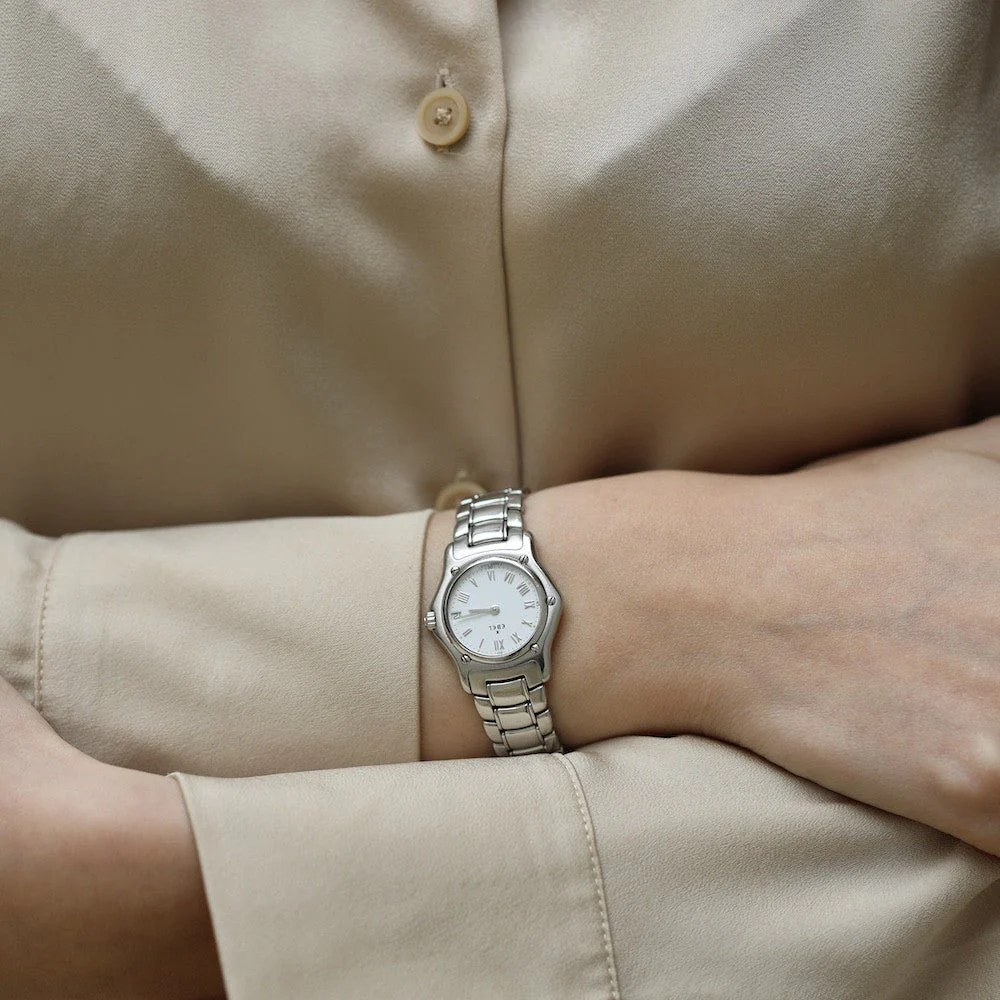 Montre EBEL "Sport Classique" en acier, saphir et quartz - Image 2