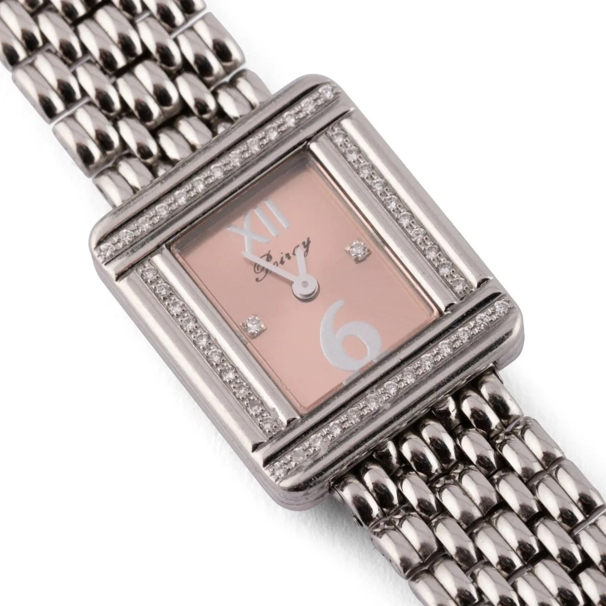 Montre en or gris et diamant Poiray modèle ma première mini - Image 7