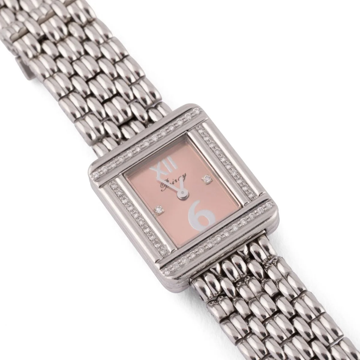 Montre en or gris et diamant Poiray modèle ma première mini - Image 8