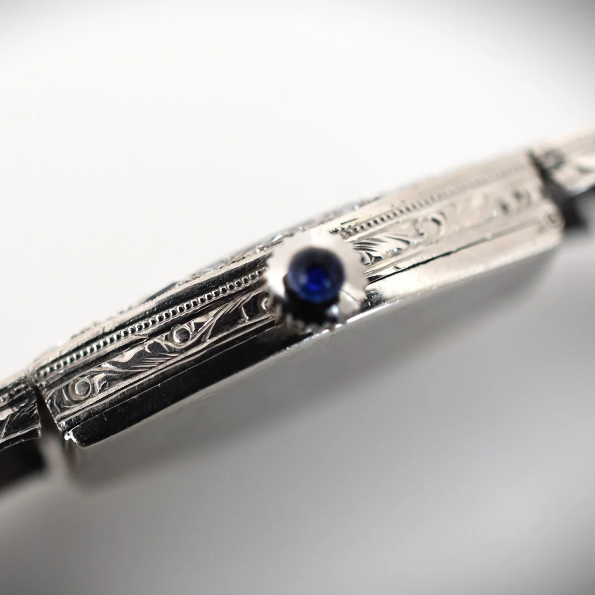 Montre ESZEHA-CHOPARD en or blanc, platine et diamants - Image 8