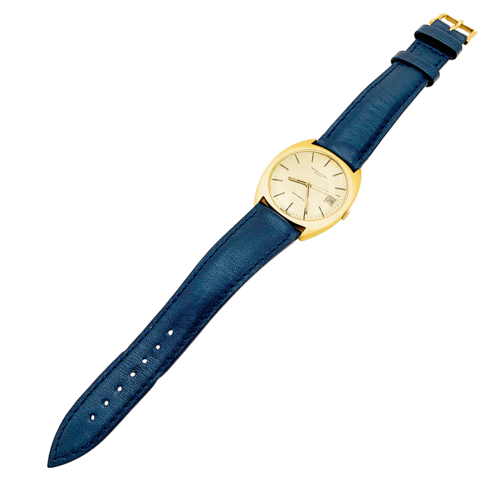 Montre FAVRE LEUBA en or jaune et cuir - Image 3