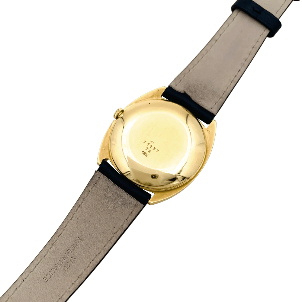 Montre FAVRE LEUBA en or jaune et cuir - Image 5
