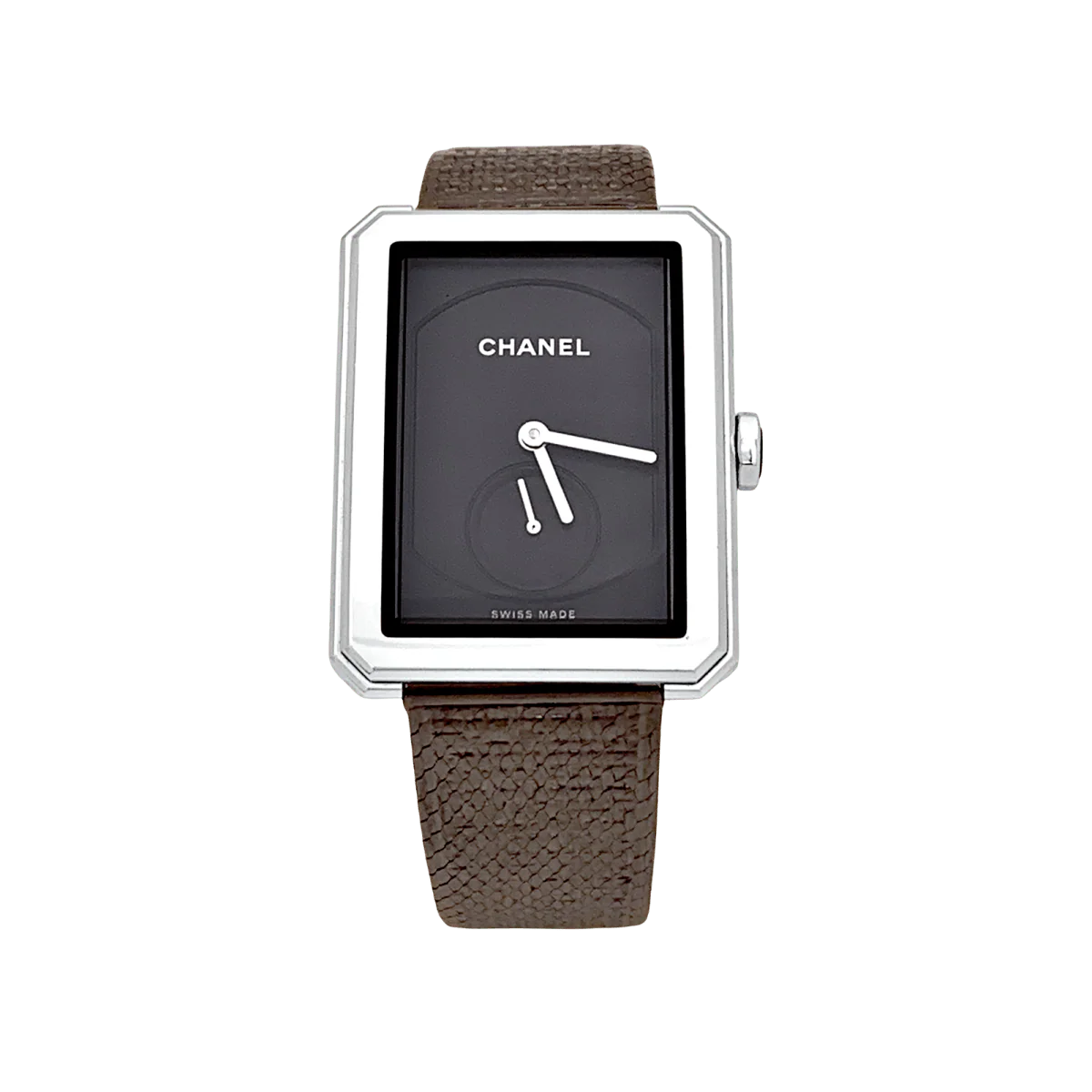 Montre CHANEL "Boy-Friend Tweed" en acier et quartz