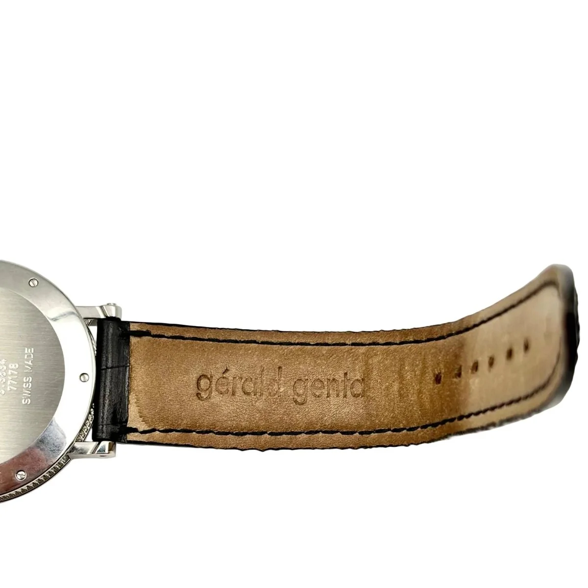 Montre GÉRALD GENTA "Rétro Classic" en acier et cuir - Image 13