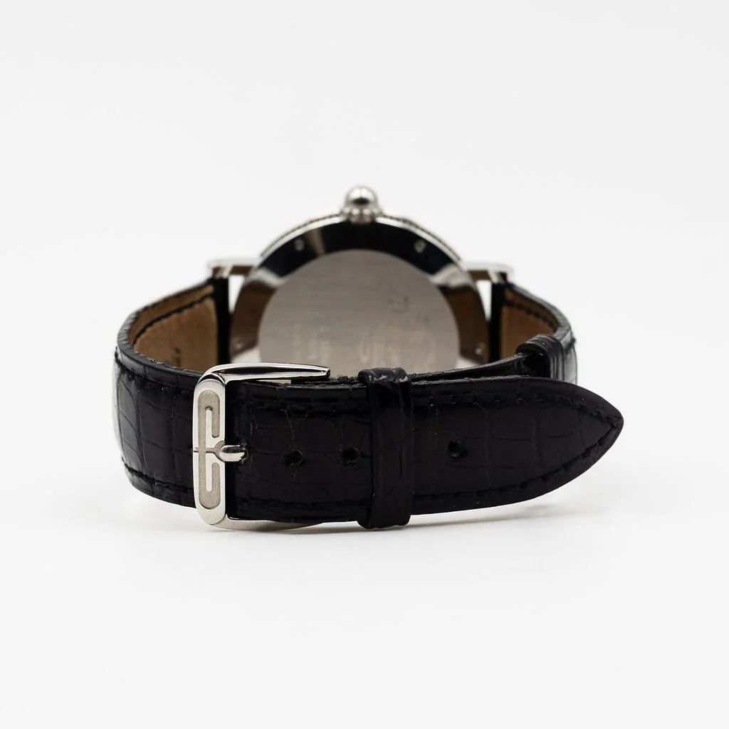 Montre GÉRALD GENTA "Rétro Classic" en acier et cuir - Image 9