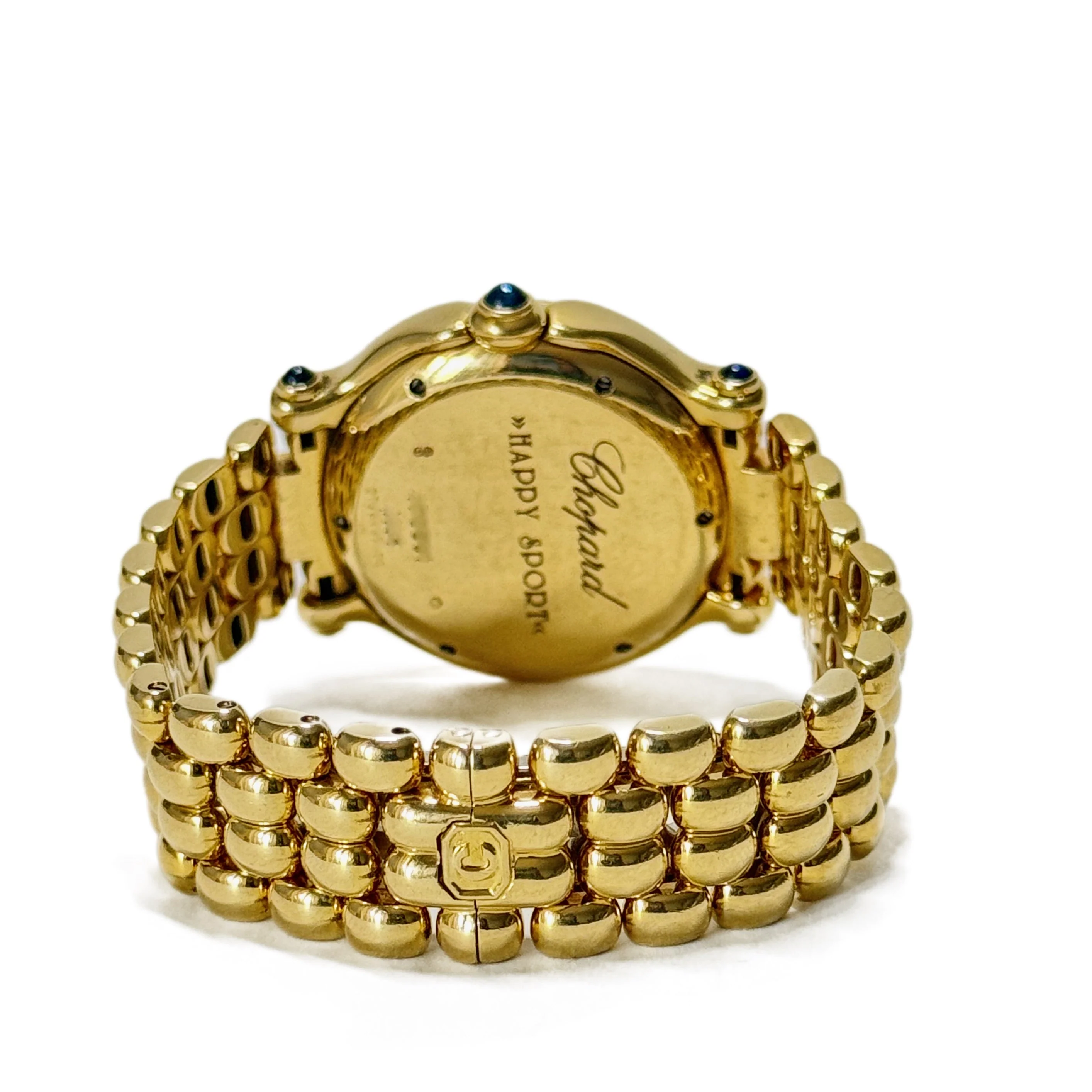 Montre CHOPARD Happy Sport en or jaune et diamants - Image 8