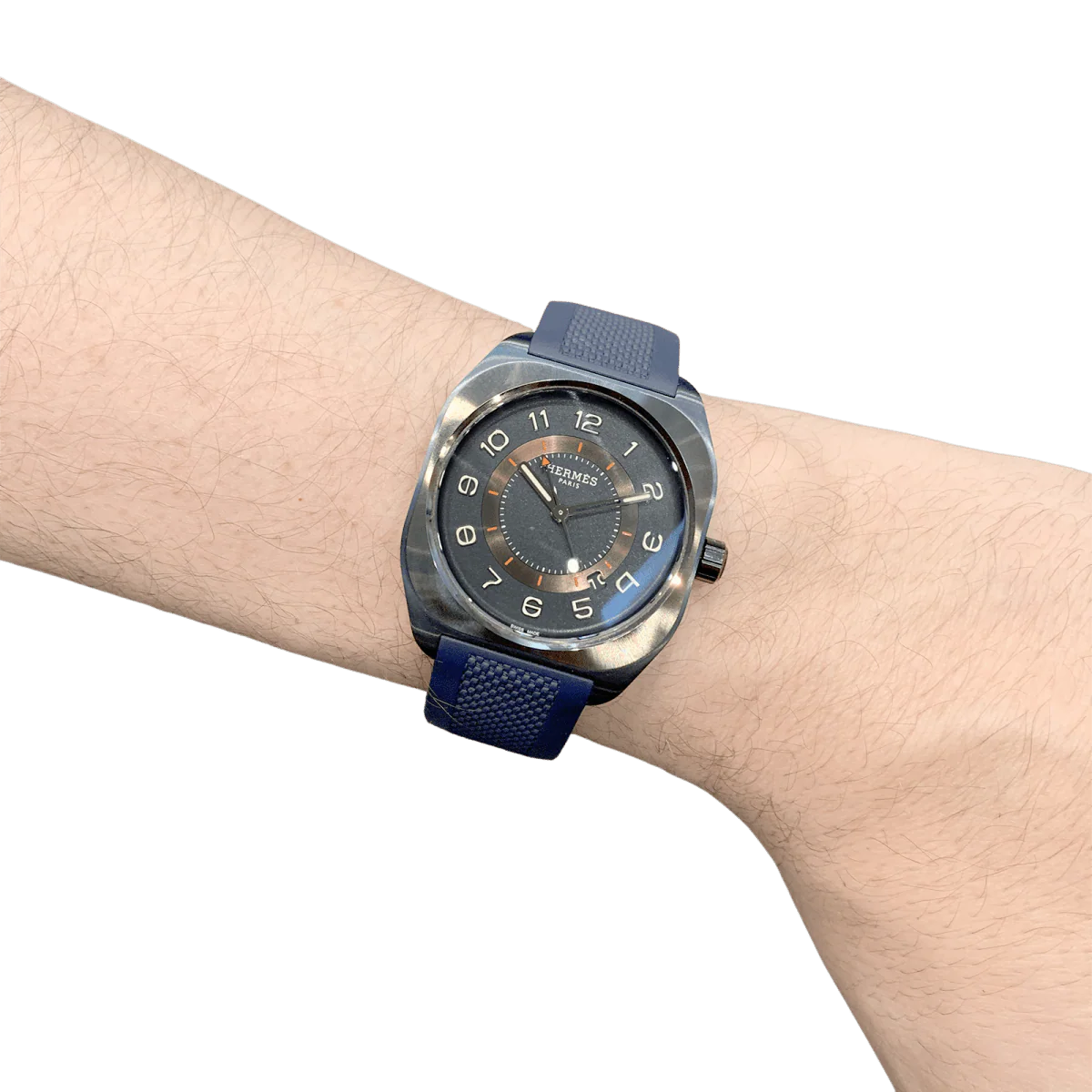 Montre HERMÈS "H08" en titane et caoutchouc - Image 2