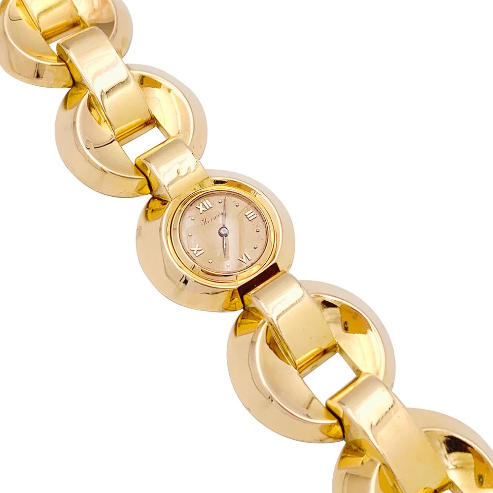 Montre HERMÈS en or rose - Image 2