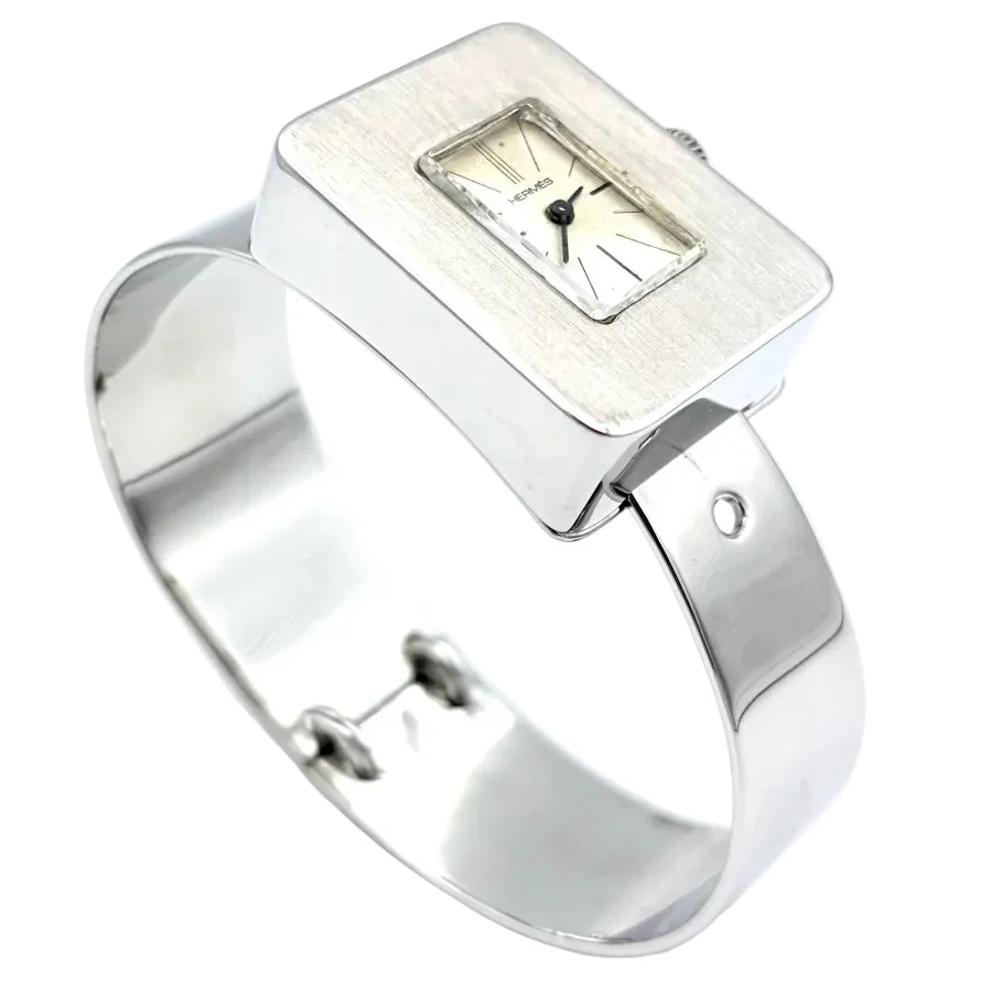 Montre HERMÈS en argent - Image 2