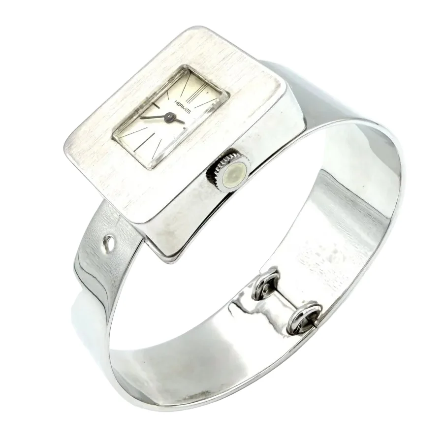 Montre HERMÈS en argent - Image 3