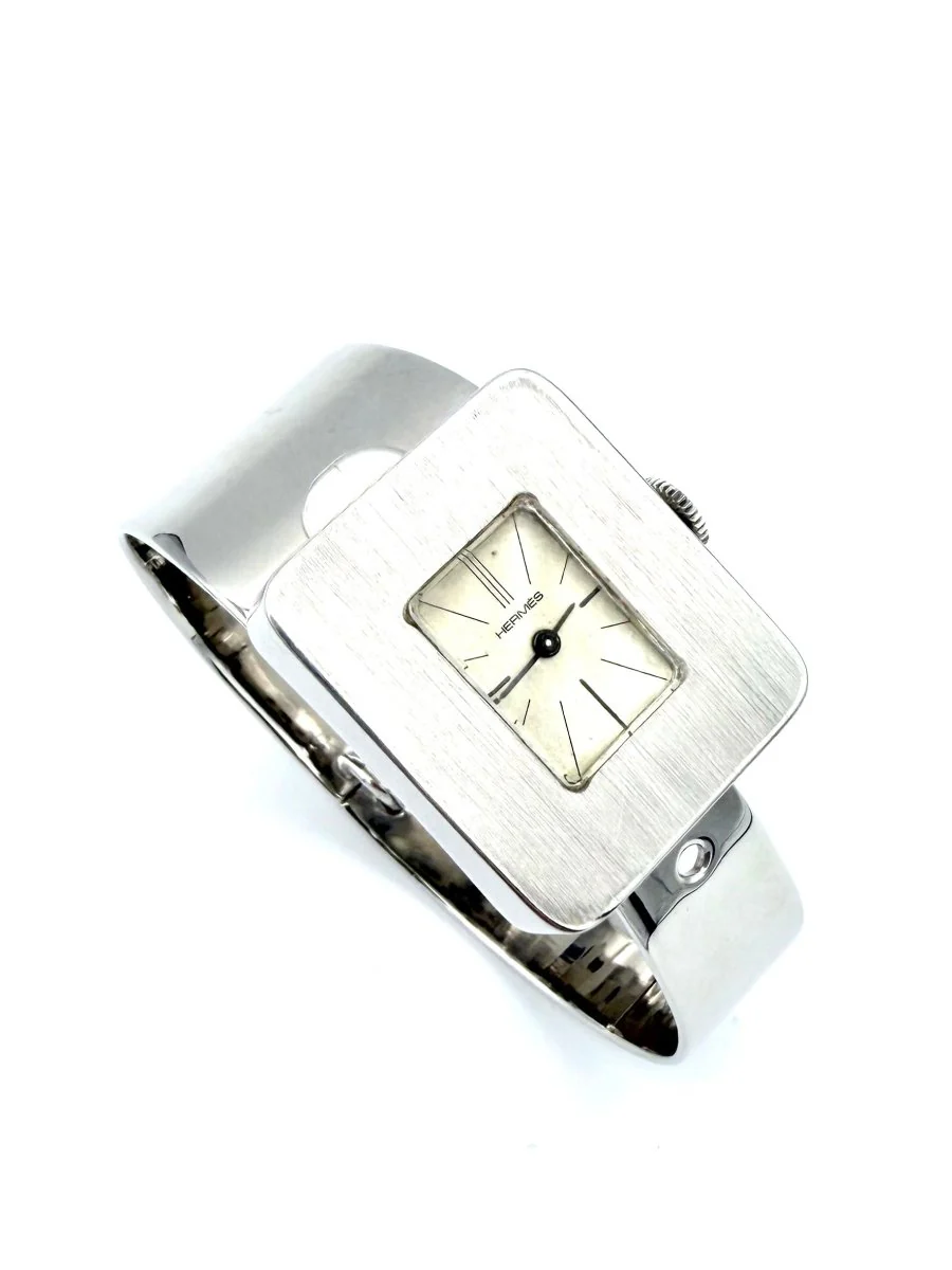 Montre HERMÈS en argent - Image 9