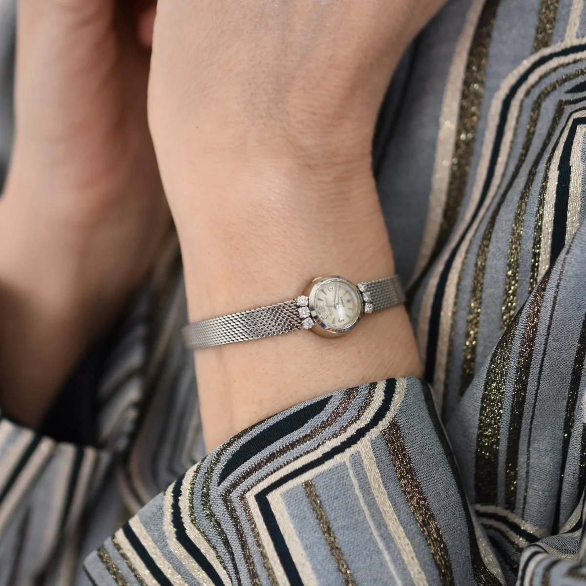 Montre JAEGER-LECOULTRE en or blanc et diamants - Image 13