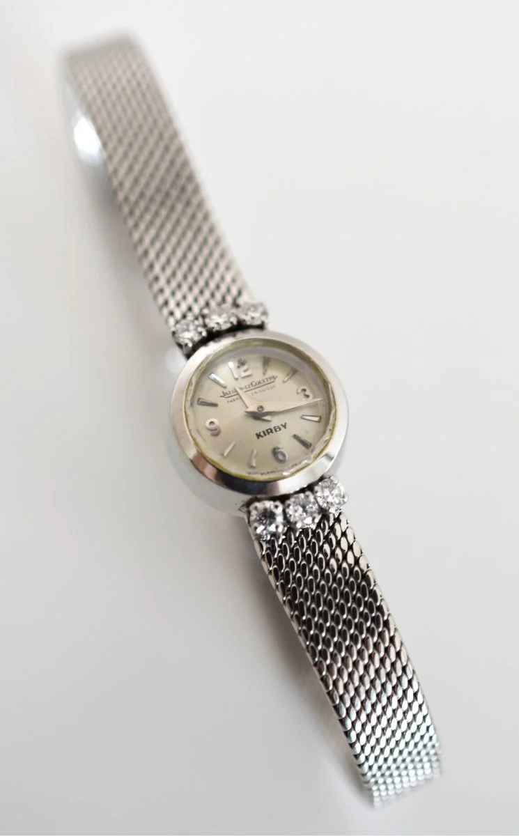 Montre JAEGER-LECOULTRE en or blanc et diamants - Image 4