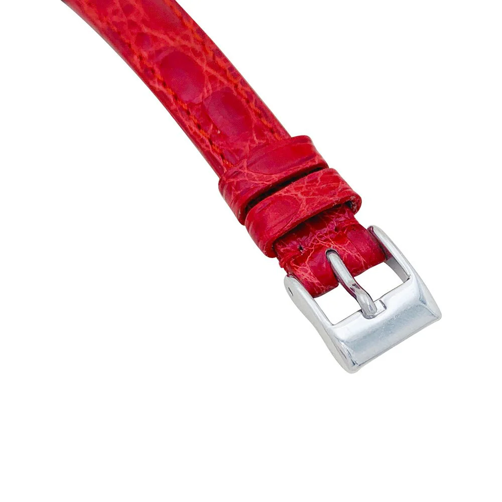 Montre Jaeger Lecoultre & Hermès, modèle "Etrier" en acier, bracelet cuir. - Image 5