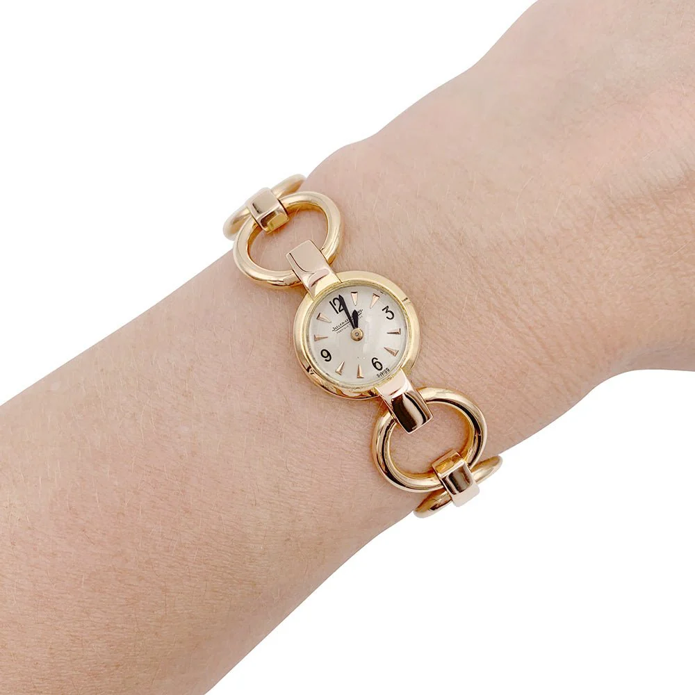 Montre JAEGE-LECOULTRE or jaune et or rose - Image 4