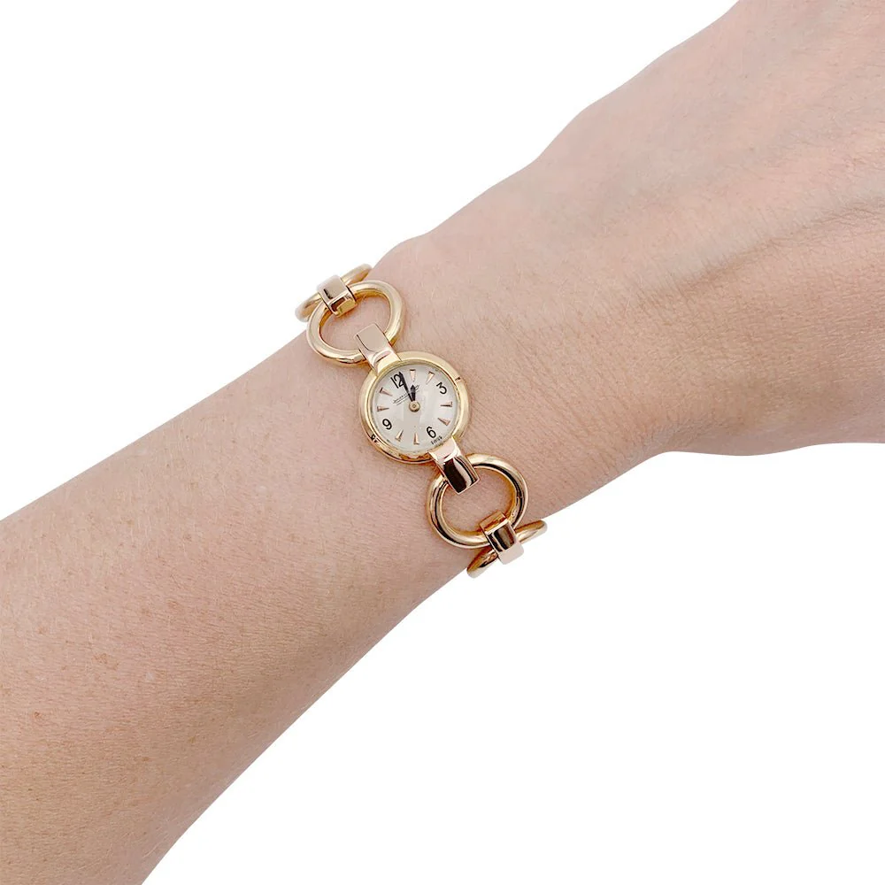 Montre JAEGE-LECOULTRE or jaune et or rose - Image 6
