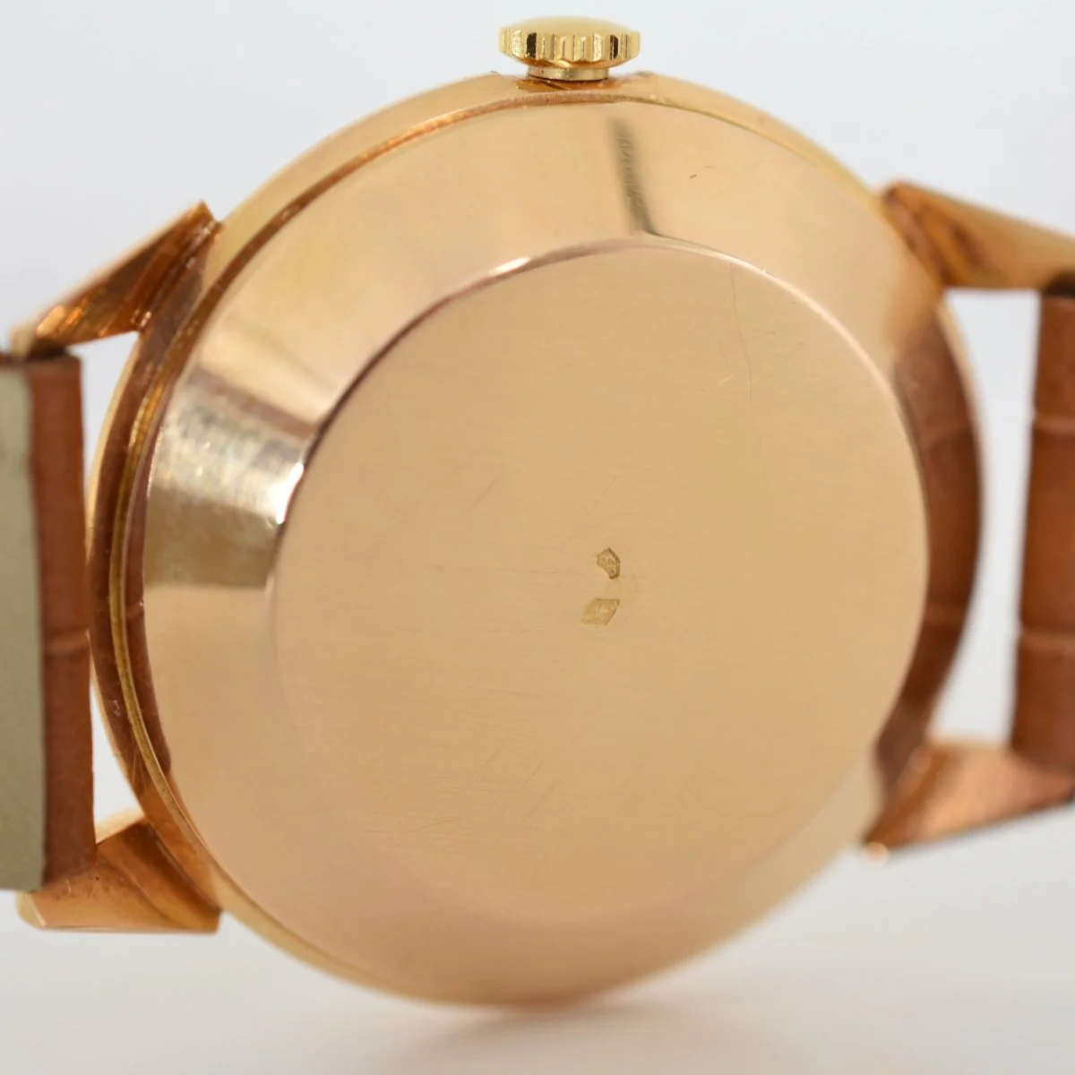 Montre JAEGER-LECOULTRE "Power Reserve 40h" en or rose et cuir - Image 6