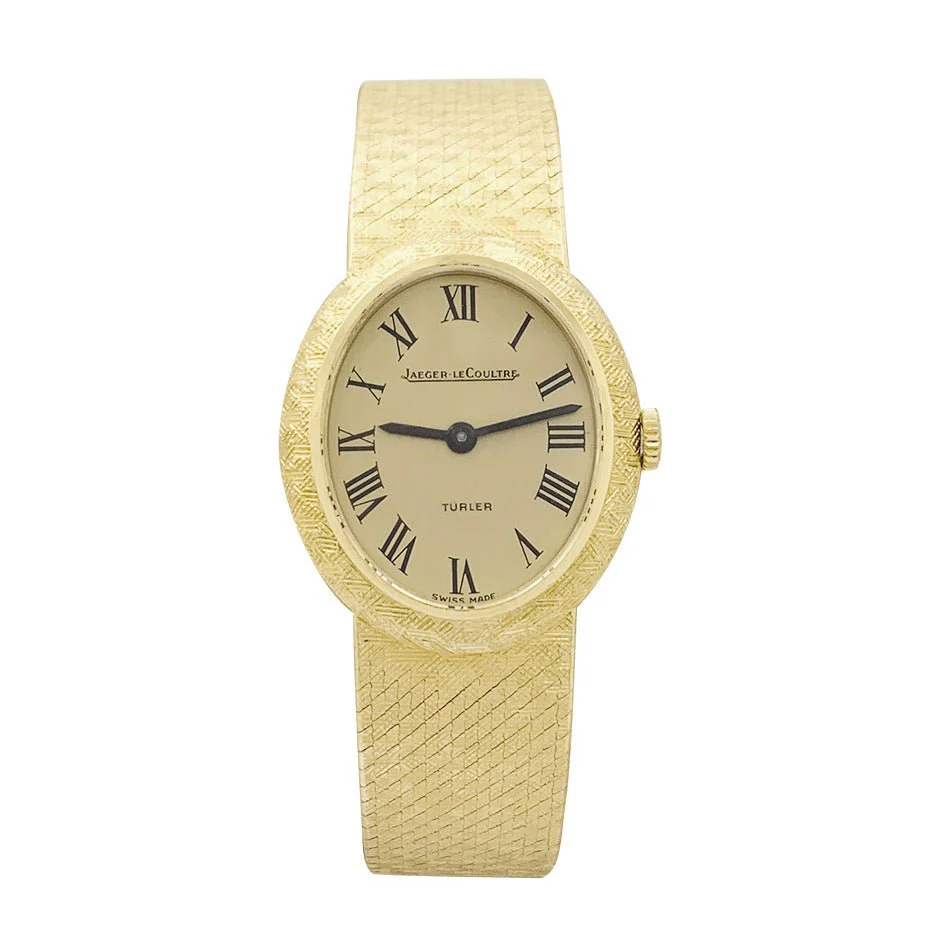 Montre Jaeger-Lecoultre/Türler vintage, or jaune.