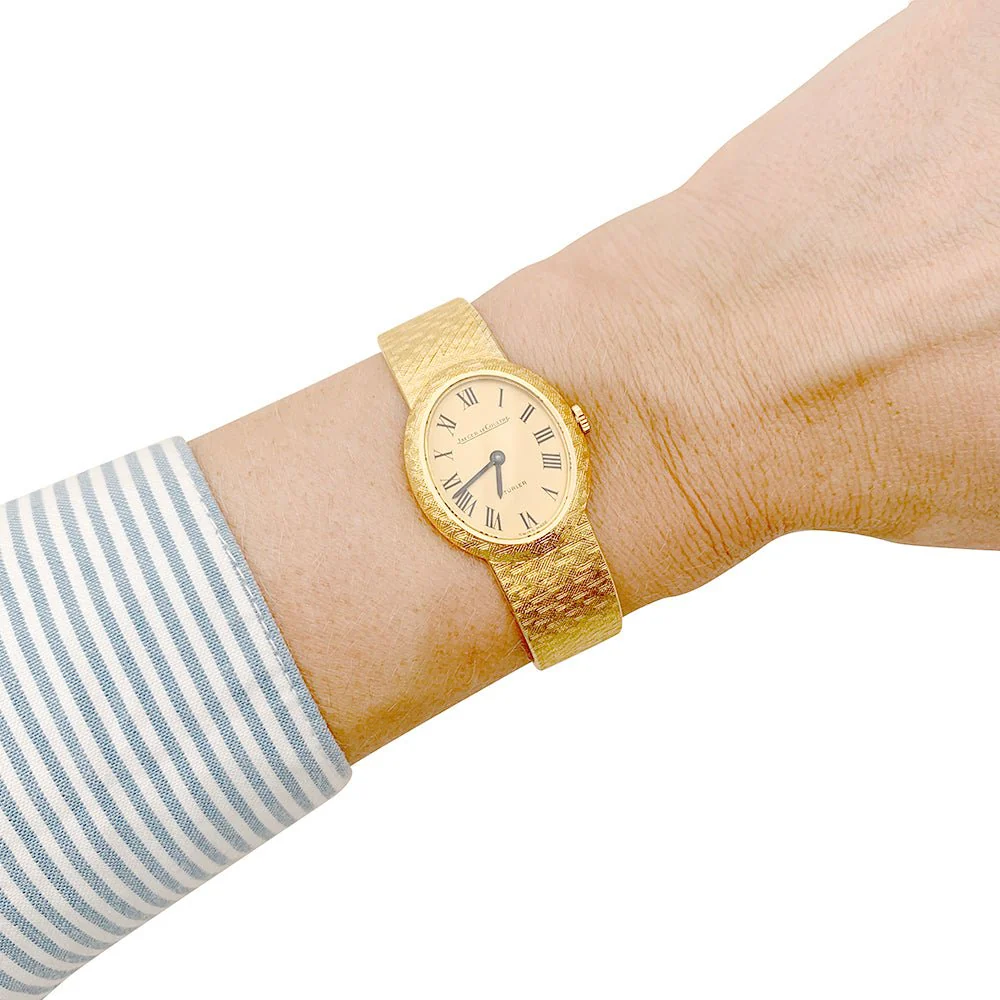 Montre Jaeger-Lecoultre/Türler vintage, or jaune. - Image 7