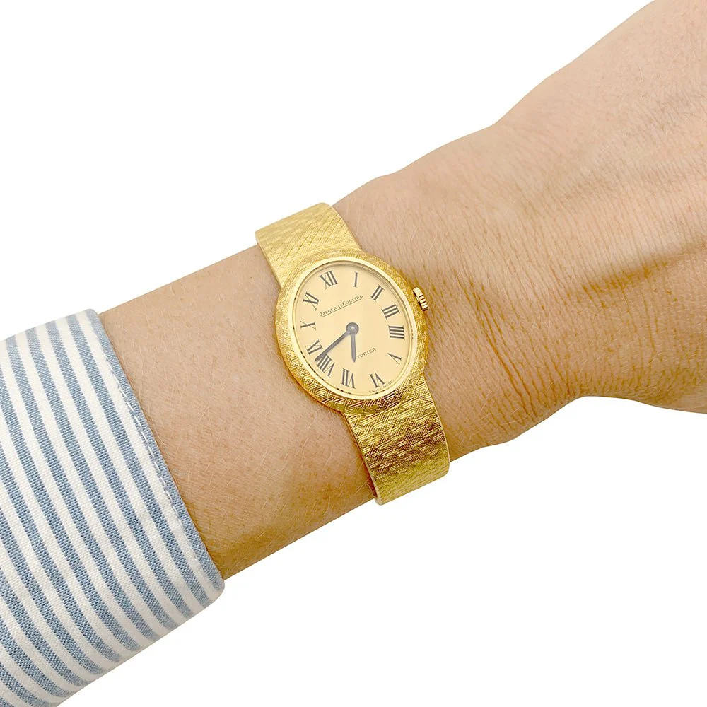 Montre Jaeger-Lecoultre/Türler vintage, or jaune. - Image 8