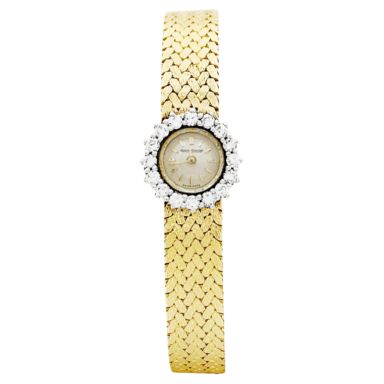 Montre JAEGER LECOULTRE X JEAN ÉTÉ en or jaune, platine, argent et diamants