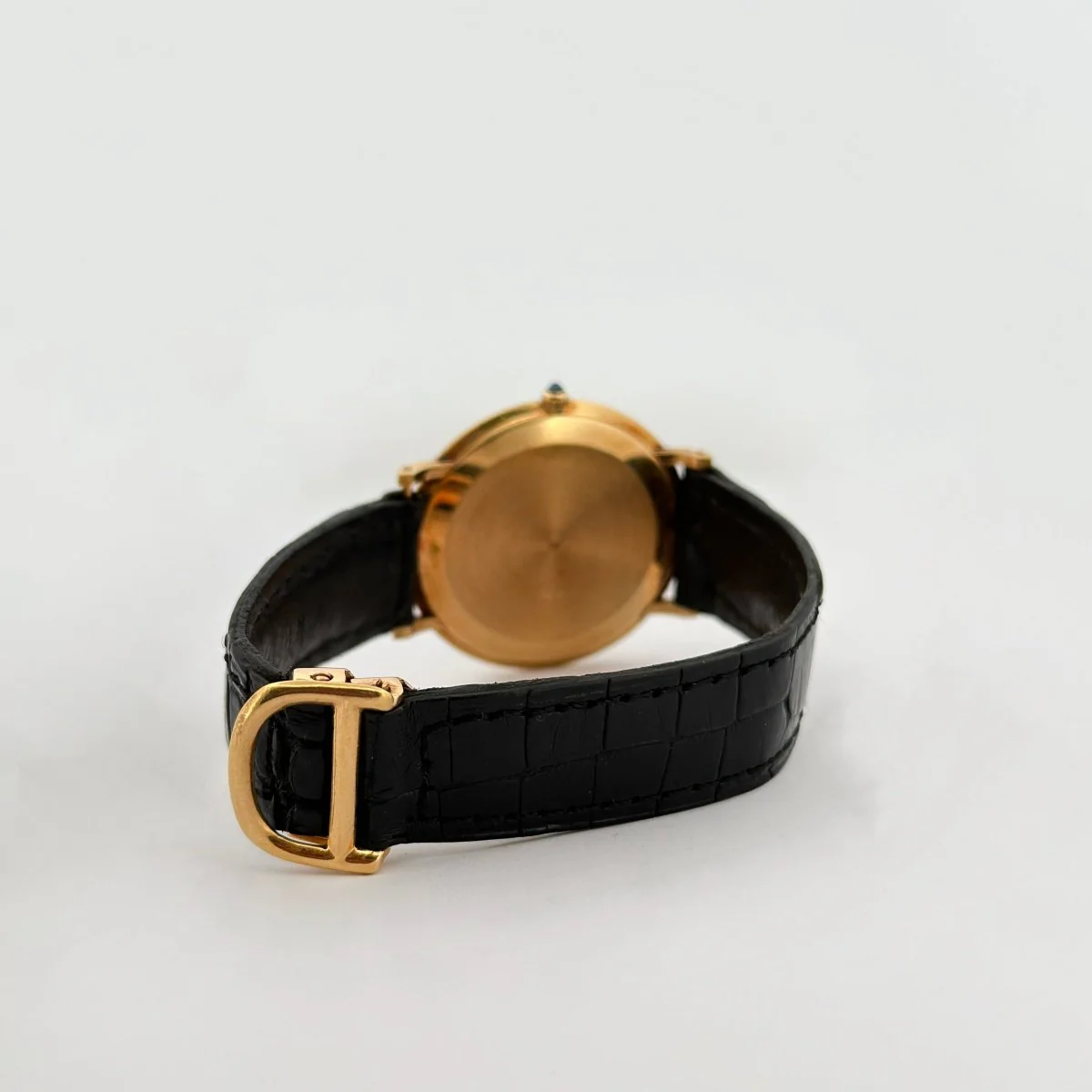 Montre Mécanique PIAGET en or jaune et cuir - Image 4