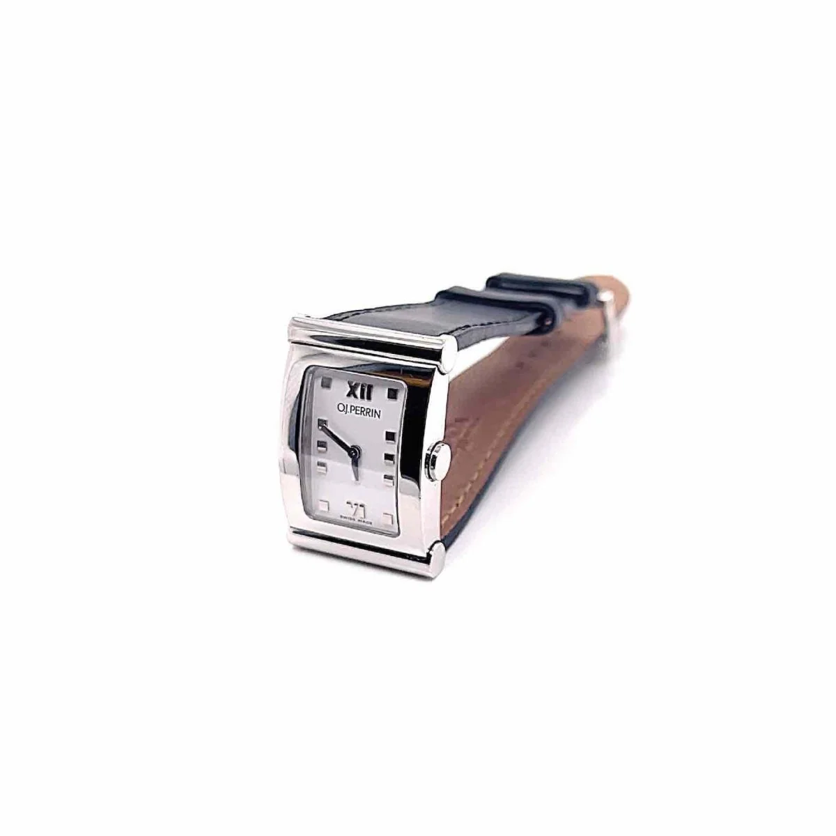 Montre Quartz PERRIN "Arcada" en acier et cuir - Image 3
