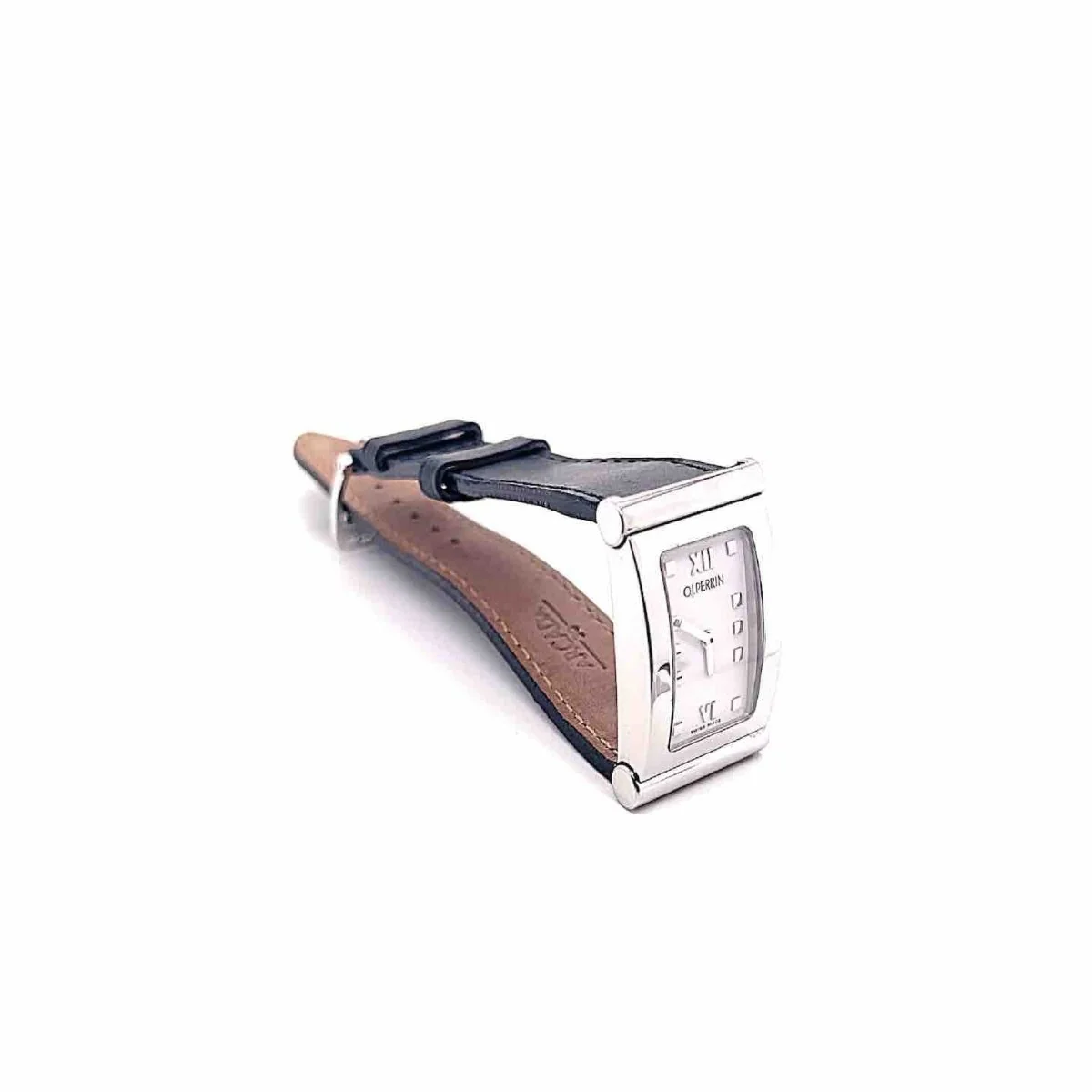 Montre Quartz PERRIN "Arcada" en acier et cuir - Image 5