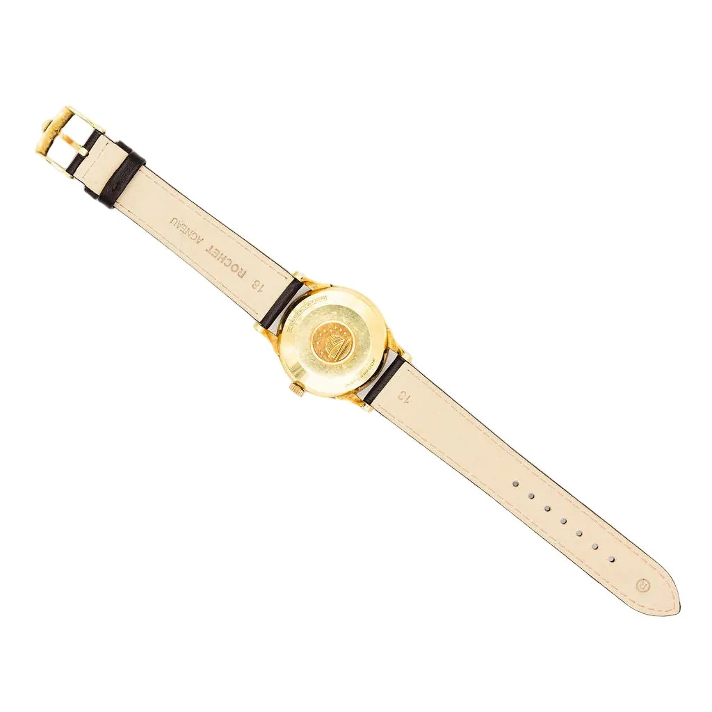 Montre OMEGA "Constellation" en or jaune et cuir - Image 2