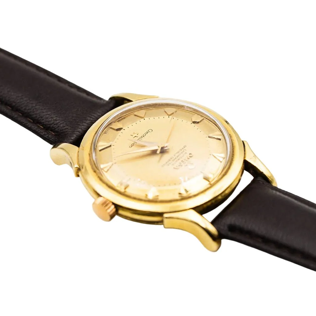 Montre OMEGA "Constellation" en or jaune et cuir - Image 3
