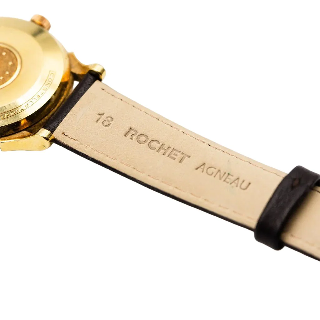 Montre OMEGA "Constellation" en or jaune et cuir - Image 5