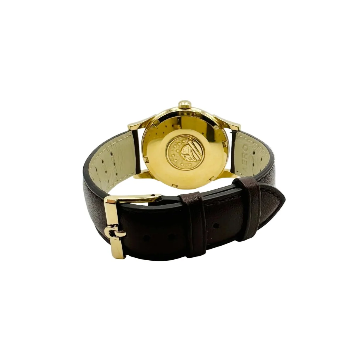 Montre OMEGA "Constellation" en or jaune et cuir - Image 6