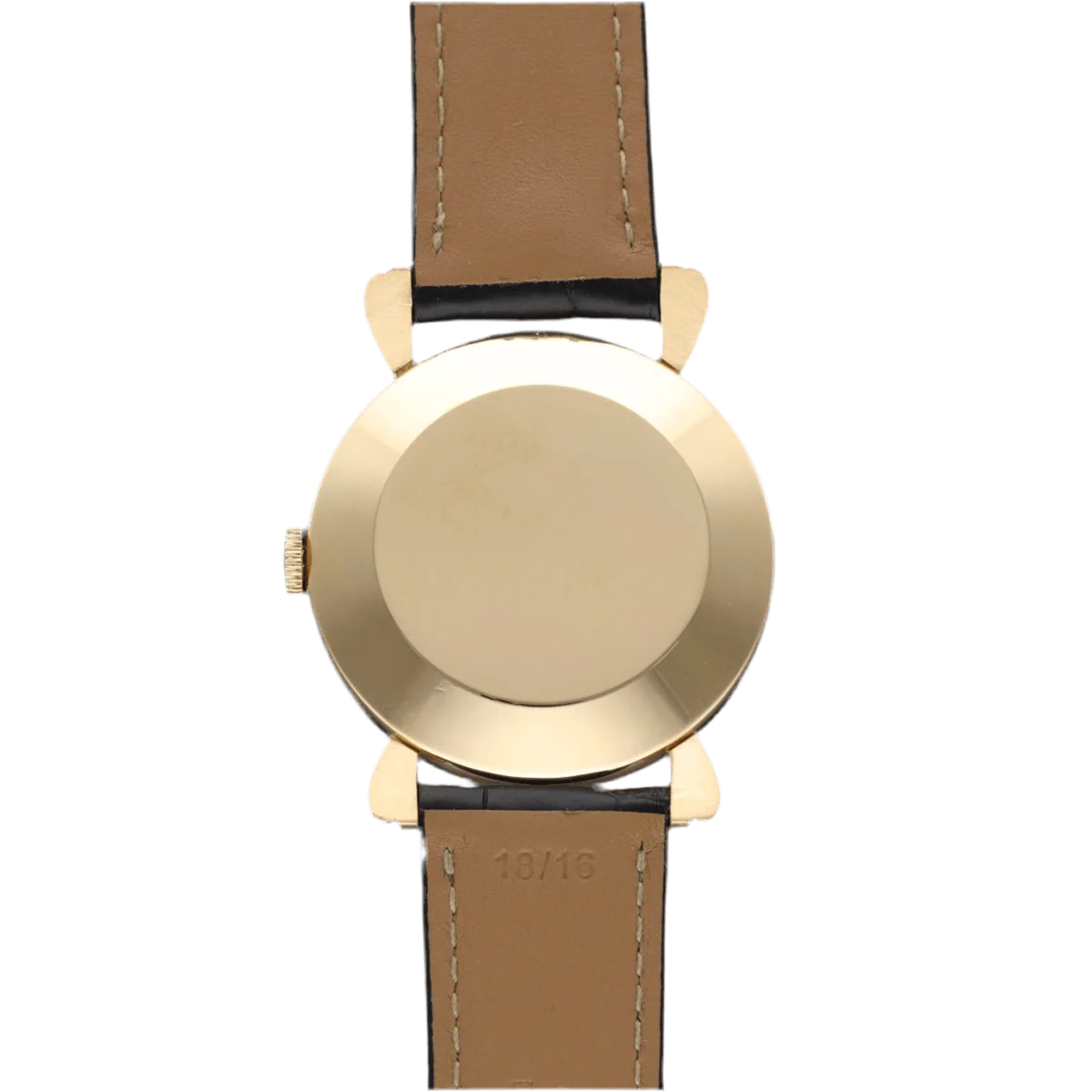 Montre OMEGA en or jaune et cuir - Image 5