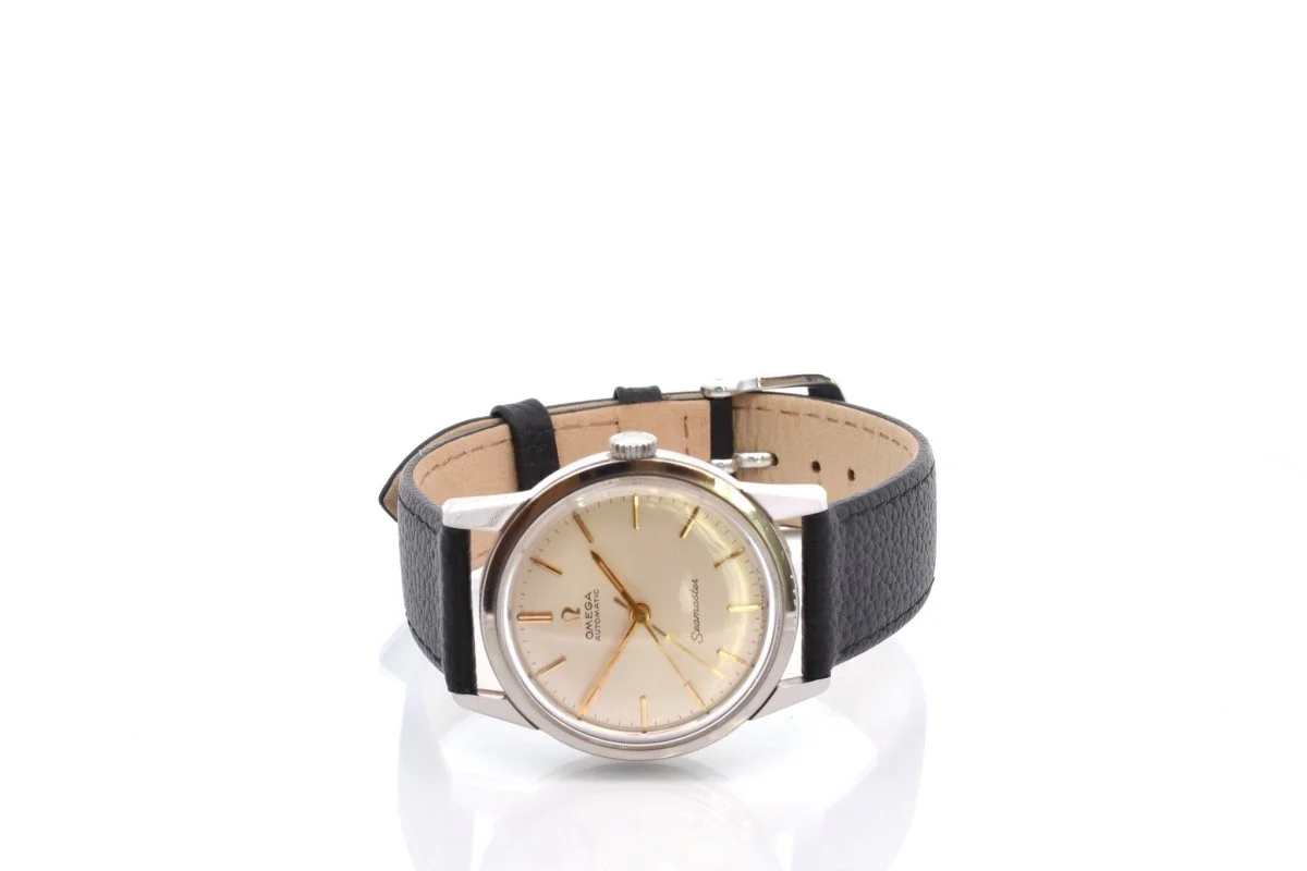 Montre OMEGA Seamaster en cuir - Image 3