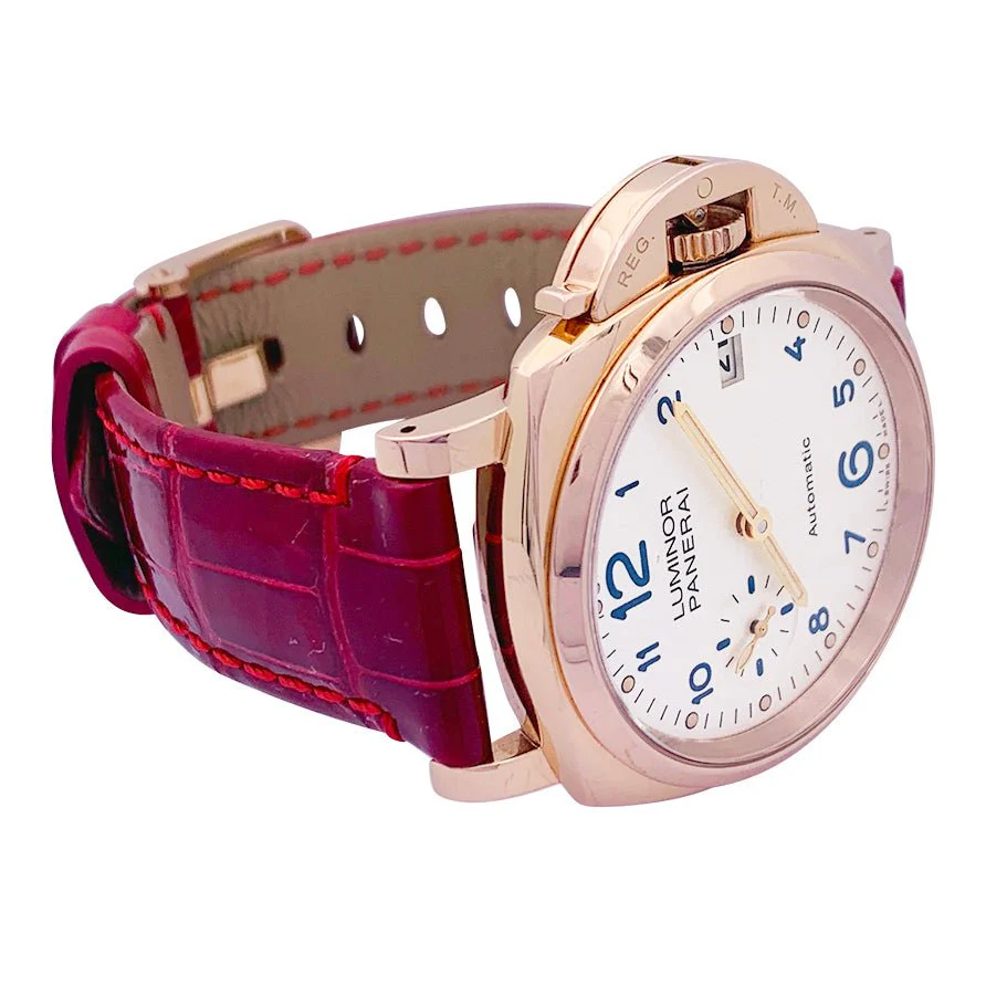 Montre PANERAI "Luminor Due" en or rose - Image 6