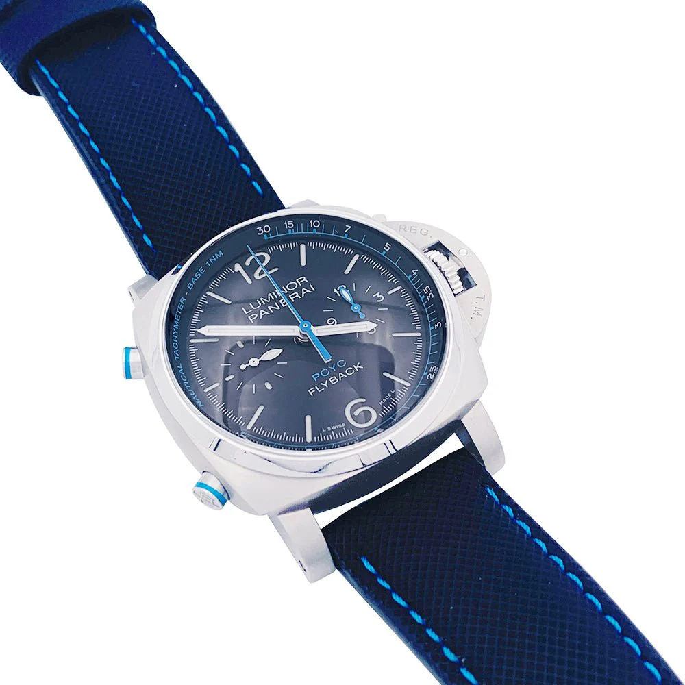 Montre PANERAI "Luminor PCYC Flyback" en titane et cuir - Image 4