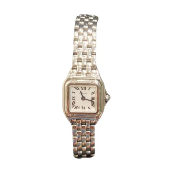 Montre Panthère Cartier en acier Petit modèle