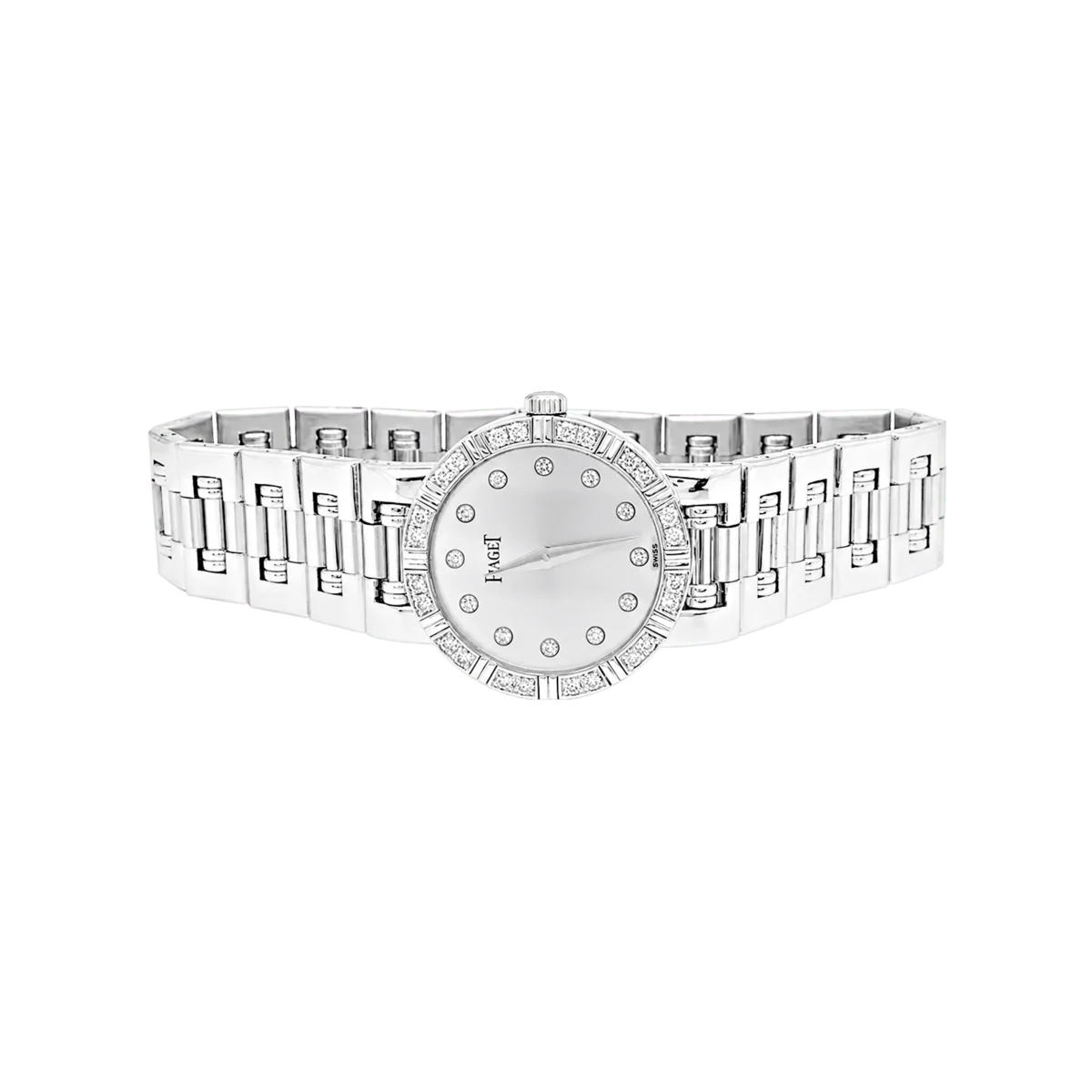 Montre PIAGET "Dancer" en or blanc et diamants - Image 3