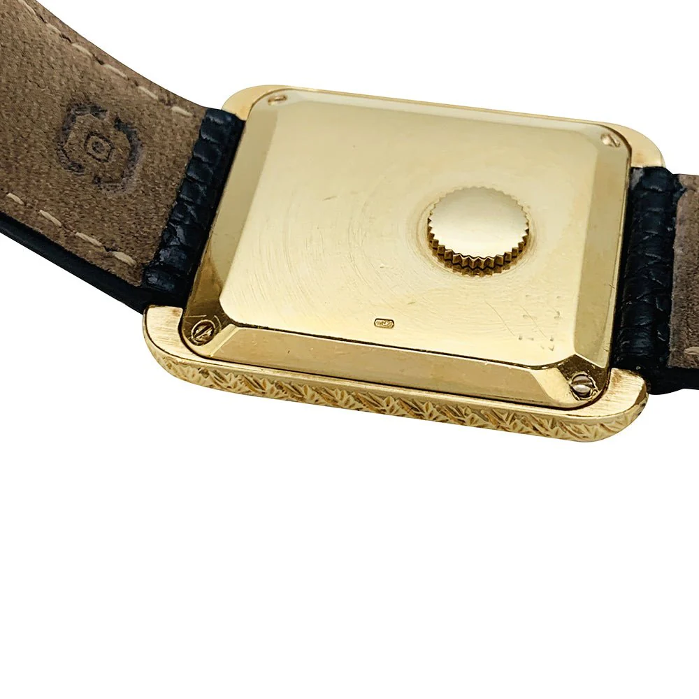 Montre Piaget en or jaune, cuir. - Image 3