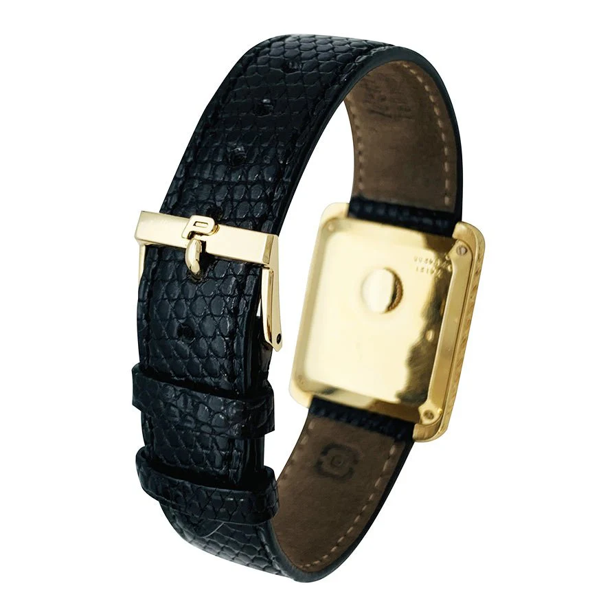 Montre Piaget en or jaune, cuir. - Image 5