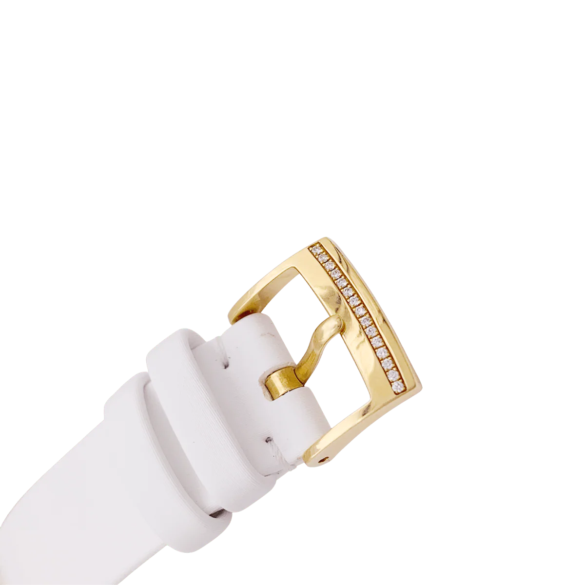 Montre PIAGET "Gala LimeLight" en or jaune, cuir et diamants - Image 6