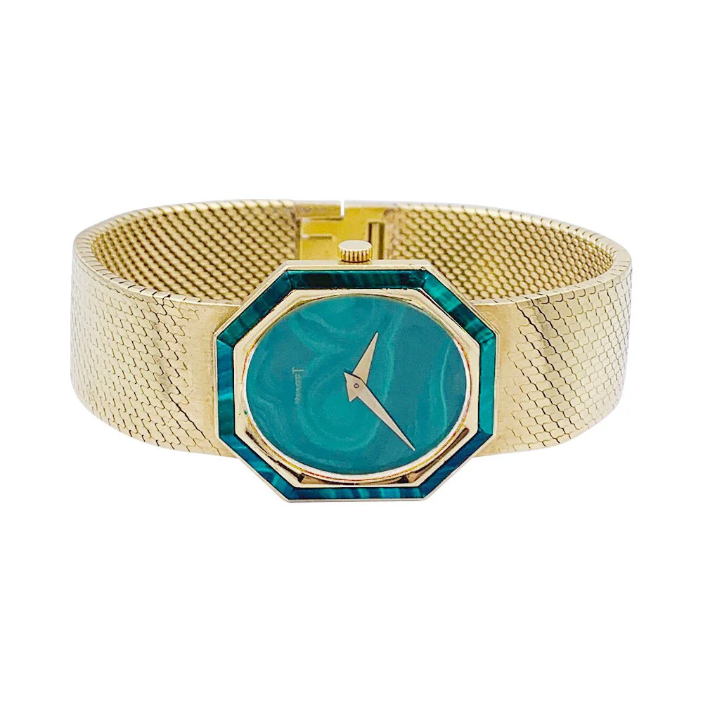 Montre PIAGET en or jaune et malachite - Image 4