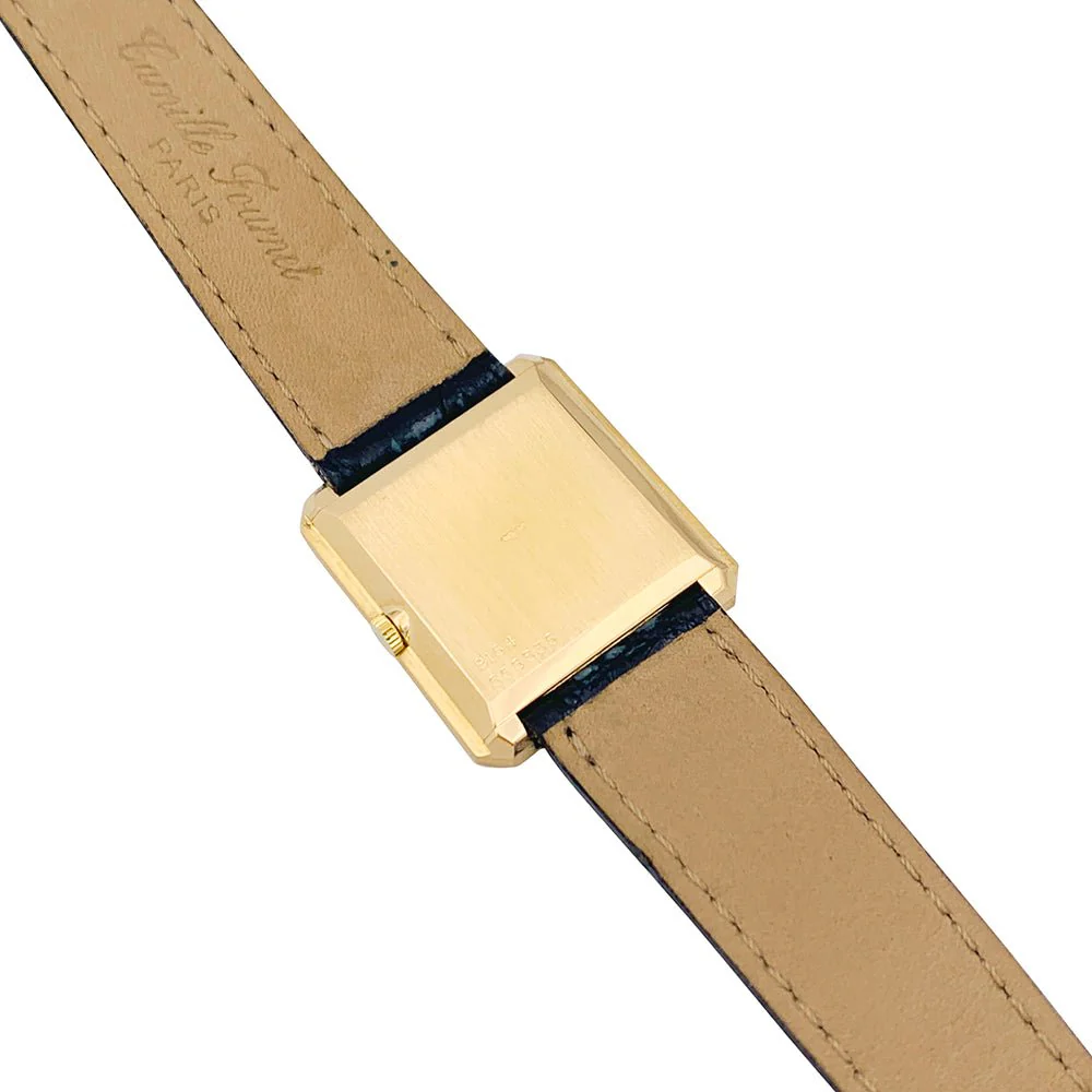 Montre PIAGET, "Protocole", or jaune et cuir - Image 3