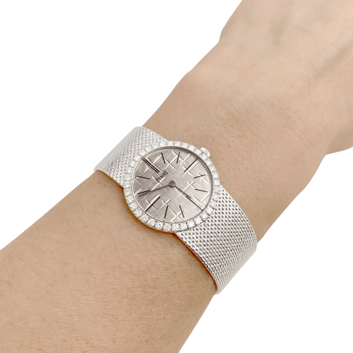 Montre PIAGET en or blanc et diamants - Image 2
