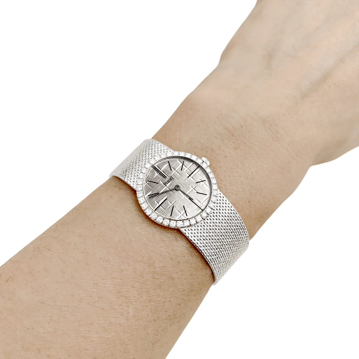 Montre PIAGET en or blanc et diamants - Image 7
