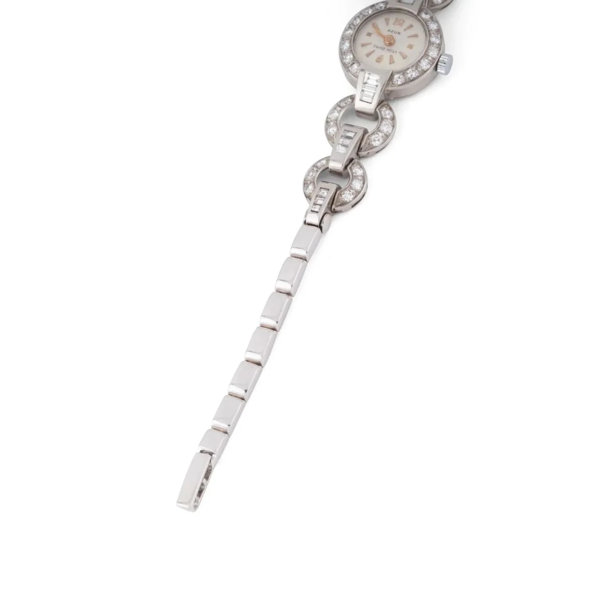 Montre Platine et Diamants 1930 - Image 3